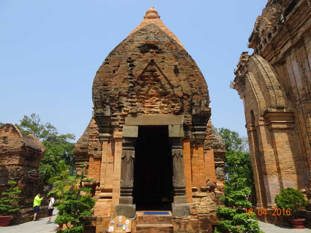 Stone temple with open doorway
