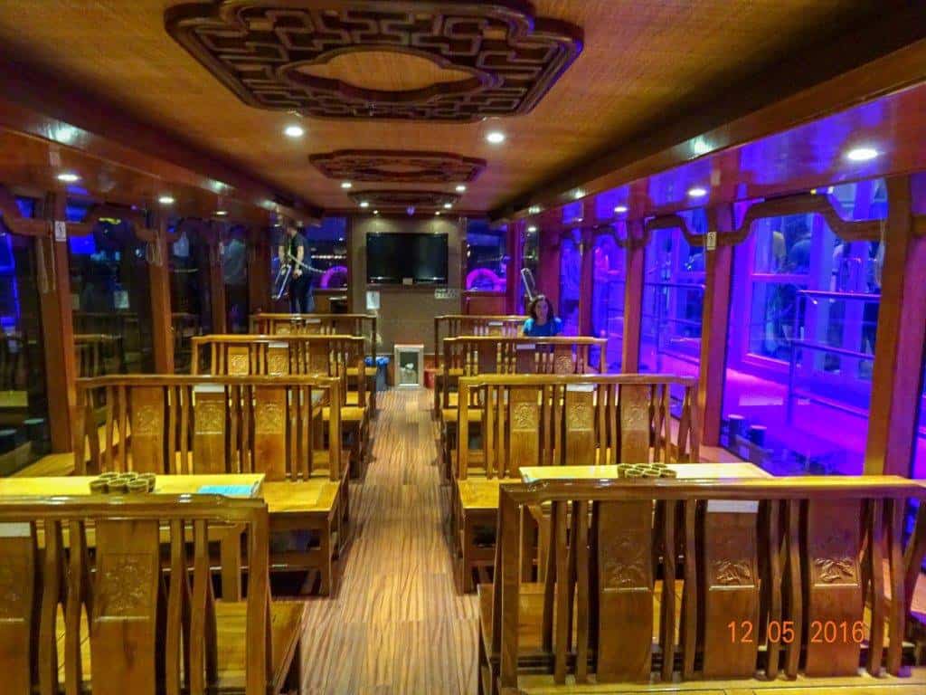 Empty canal boat on Beijing to Hangzhou canal
