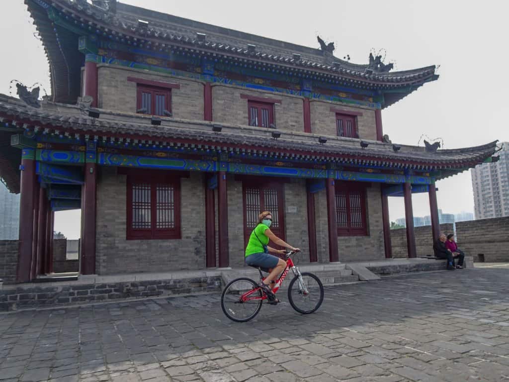GateHouse along the Xian city wall