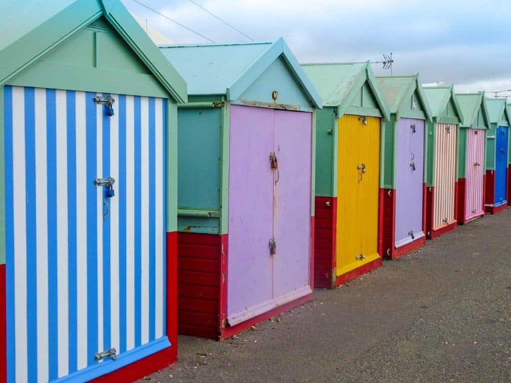 Colouful sheds