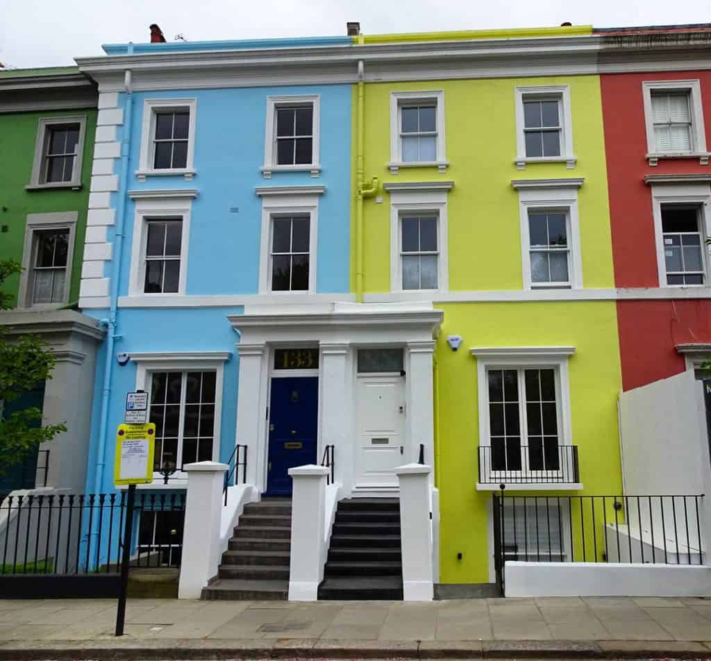 Coloured 3 storey houses
