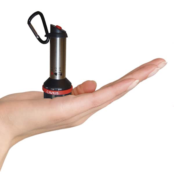 Travel Alarm in a hand