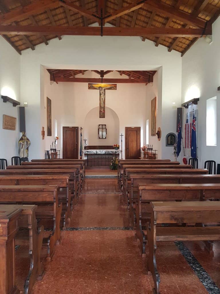 Altar and Pews of Campo 57 Chapel