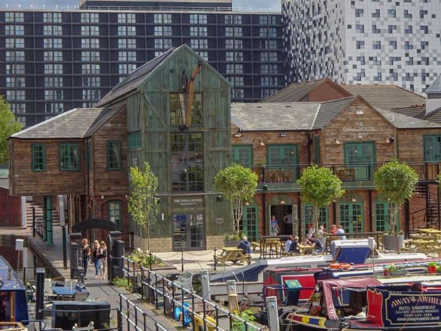The Canal House at the Gas Street Basin