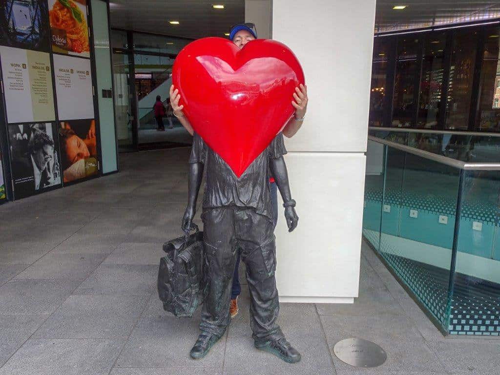 Terry's Heart at The Cube near The Mailbox