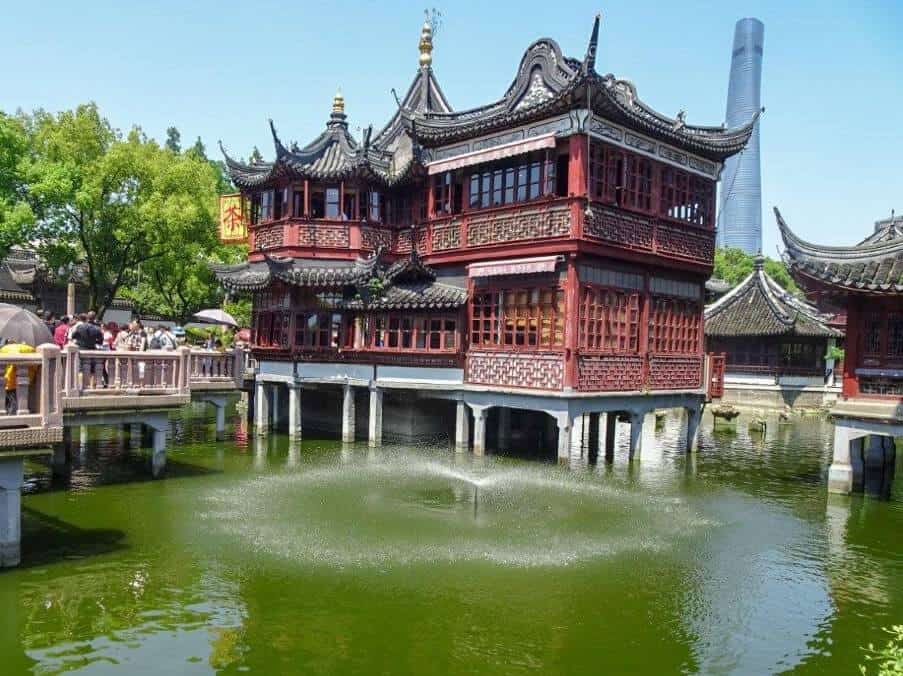 Relax in the Yuan Gardens in Shanghai