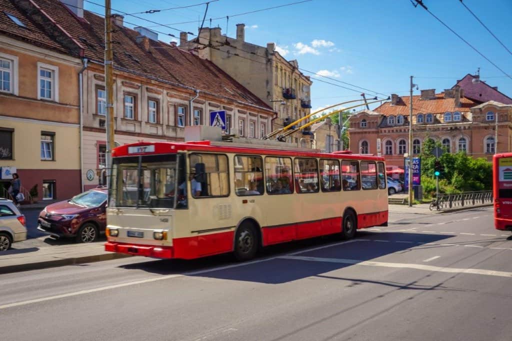 Bus in Vilnius