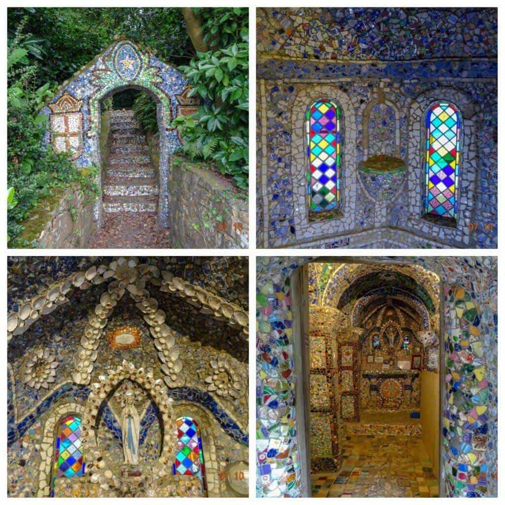 Colourful Mosaics of a small chapel