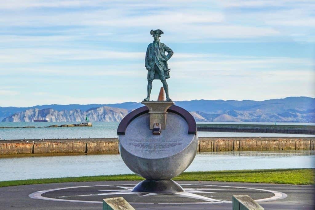 Statue of a Man near the sea