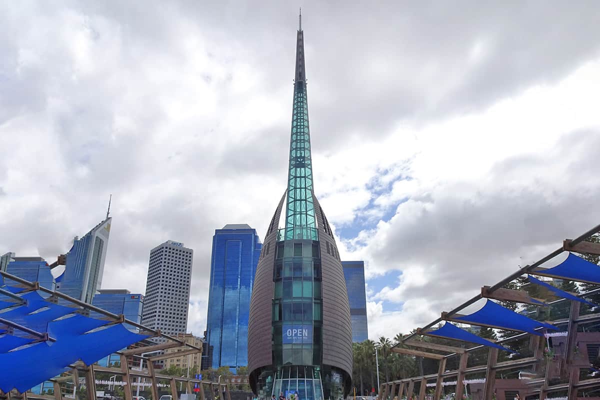 Tall modern tower building
