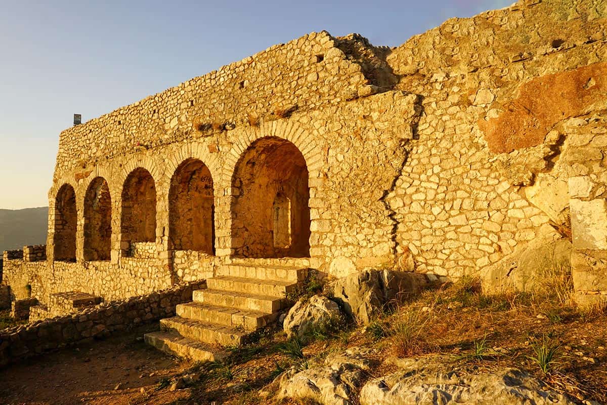 The vaulted basement of Temple of Jupiter Anxur, Terracina